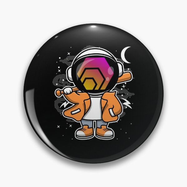 Item preview, Hiphop Astronaut Basketball HEX Coin To The Moon HEX Crypto Token Blockchain Cryptocurrency Wallet HODL designed and sold by JaxonBrown.