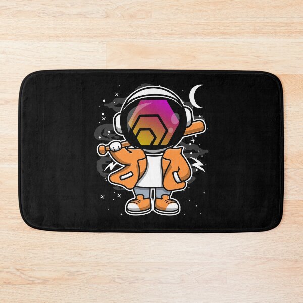 Item preview, Hiphop Astronaut Basketball HEX Coin To The Moon HEX Crypto Token Blockchain Cryptocurrency Wallet HODL designed and sold by JaxonBrown.