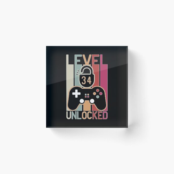 Item preview, Level 34 Unlocked designed and sold by GACreative63.
