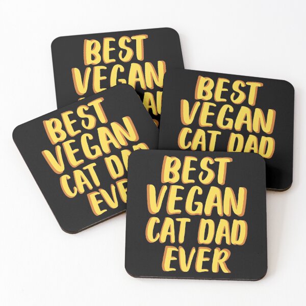 Item preview, Best Vegan Cat Dad Ever Design designed and sold by amishacreates.