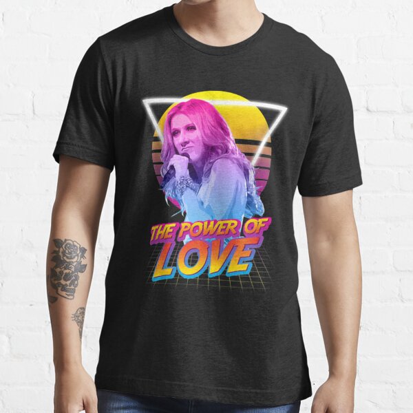 Céline Dion Metal Le pouvoir de l'amour style années 80 T-shirt essentiel