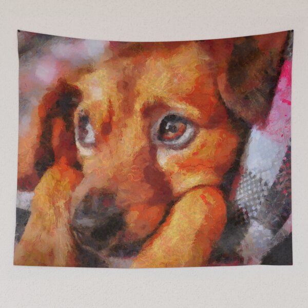 Item preview, Puppy Eyes Digital Portrait designed and sold by NeavesPhoto.