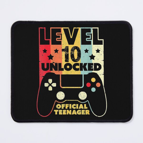 Item preview, 10th Birthday Shirt. Level 10 Unlocked, Official Teenager,gamer shirt, gift game designed and sold by Adrianne8429.