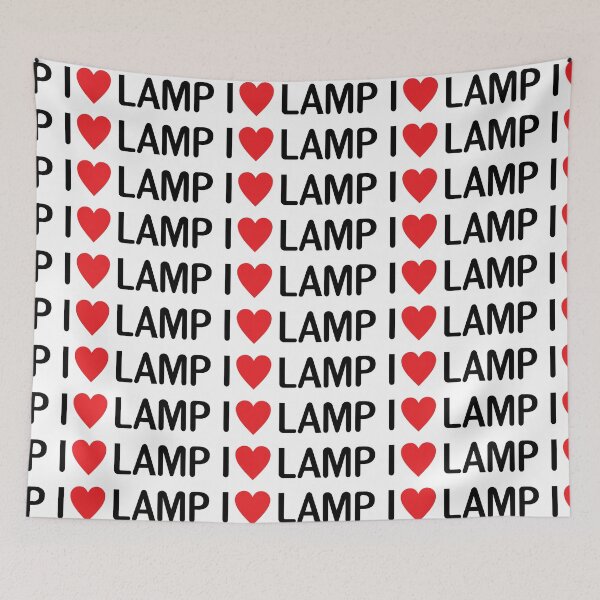 Item preview, I love Lamp  designed and sold by monkeysoup.