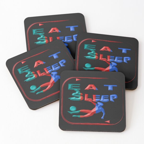 Item preview, EAT SLEEP SOCCER REPEAT. designed and sold by Ralek.