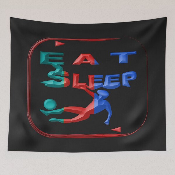 Item preview, EAT SLEEP SOCCER REPEAT. designed and sold by Ralek.