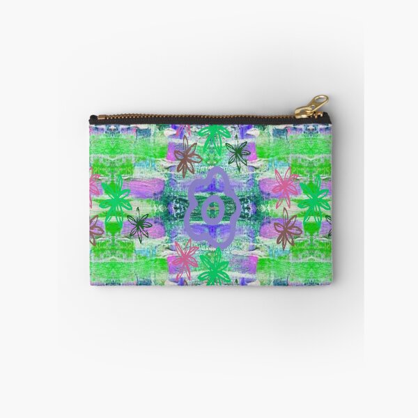 Item preview, Psychedelic Botanical Abstract Pattern,4, trippy graphic psychedelic arte abstracto designed and sold by Adri Barnard.