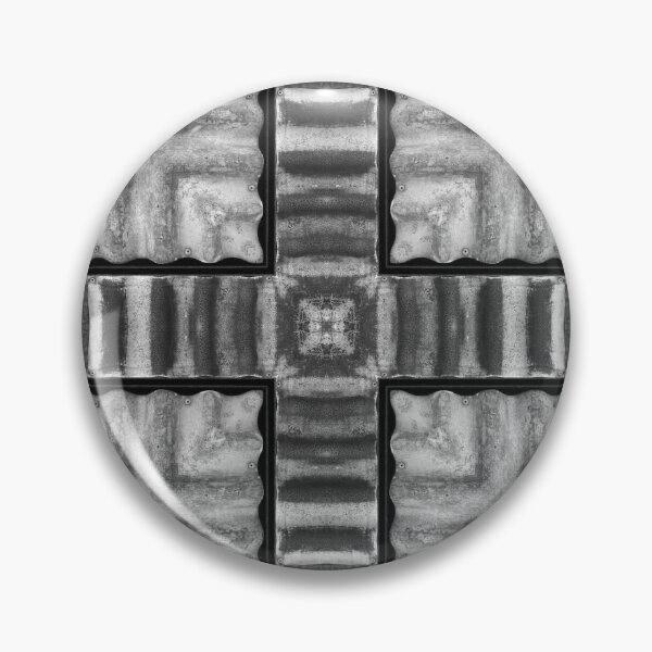 Item preview, Corrugated gated Iron Monochrome Industrial Modern Wall Decor by Jenny Meehan  designed and sold by Jenny Meehan Art Prints and Patterns  .