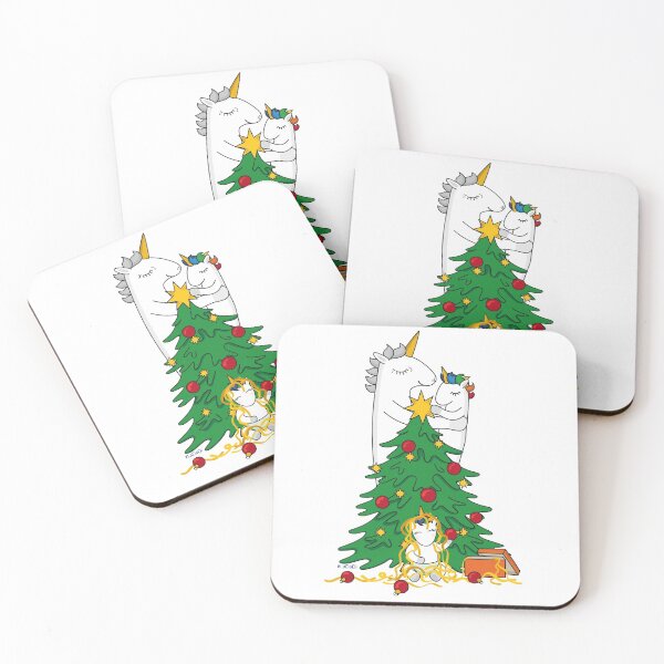 Item preview, Decorate Christmas tree with grandpa unicorn designed and sold by LaDaDi.