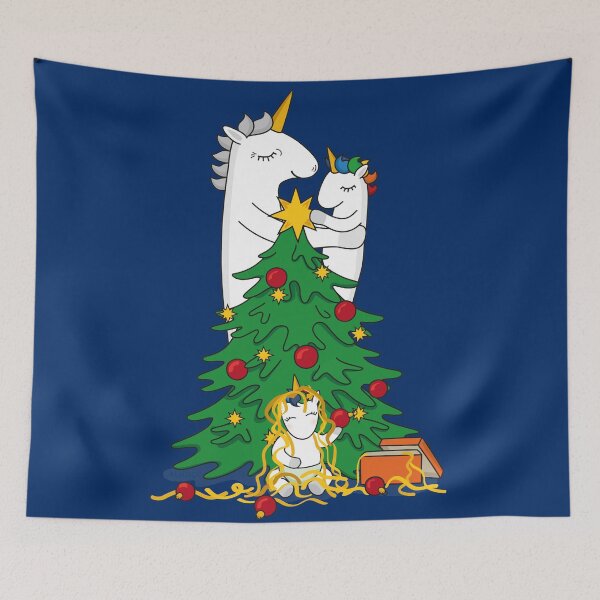 Item preview, Decorate Christmas tree with grandpa unicorn designed and sold by LaDaDi.
