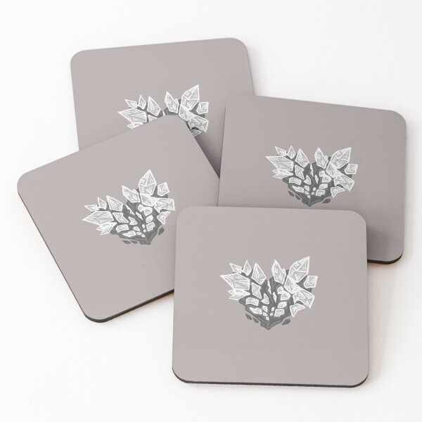 Item preview, Gray Mineral Heart designed and sold by Nealoc.
