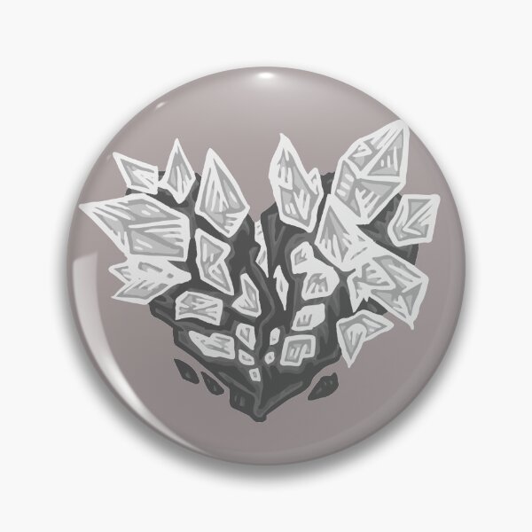 Item preview, Gray Mineral Heart designed and sold by Nealoc.