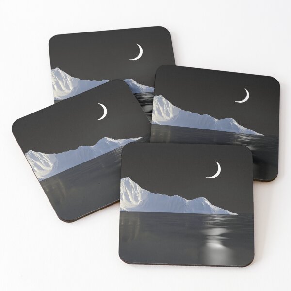 Item preview, seascape with snowy mountain designed and sold by Mike Kiev art.