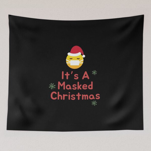 Item preview, It’s A Masked Christmas designed and sold by RmeenaArt.