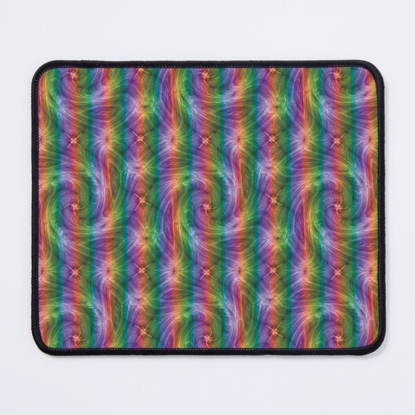 Item preview, Rainbow Stripes Kaleidoscope Twirl designed and sold by James-Cole.