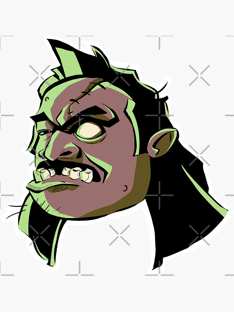 Thumbnail 3 of 3, Sticker, Half Pudge Half Chanong 3 designed and sold by chanong.