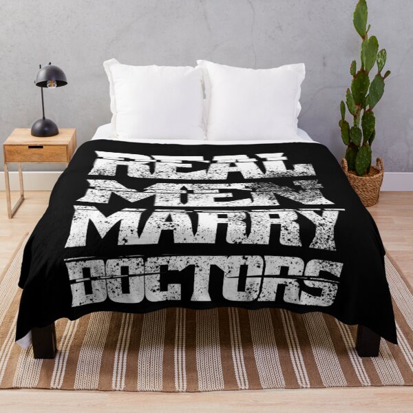 Item preview, Real Men Marry Doctors Future Husband Wedding Announcement designed and sold by Eddie SH.