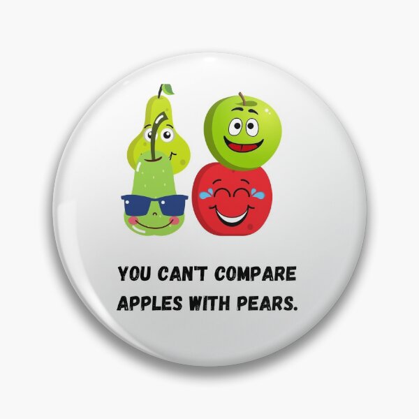 Item preview, Funny Apple and Pears Proverbial Comparison designed and sold by Hinny8.