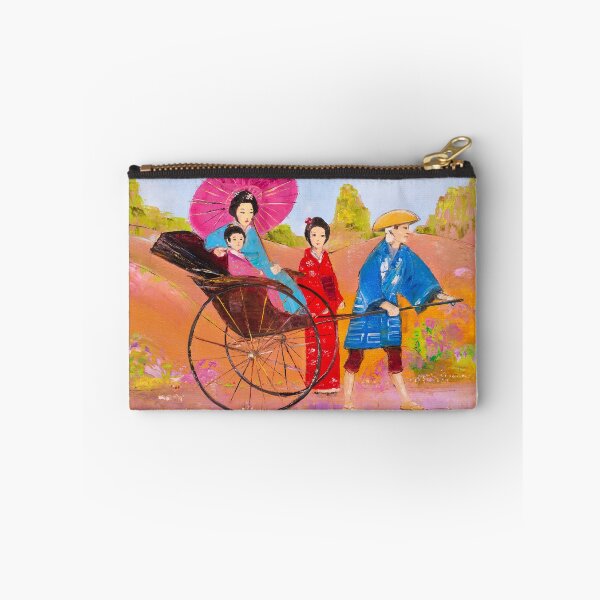 Item preview, Japanese Rickshaw With Passengers designed and sold by Natalia_Shchip.