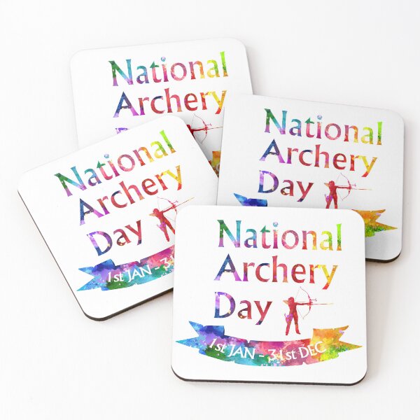 Item preview, Archery Day watercolor designed and sold by Kathyy-.