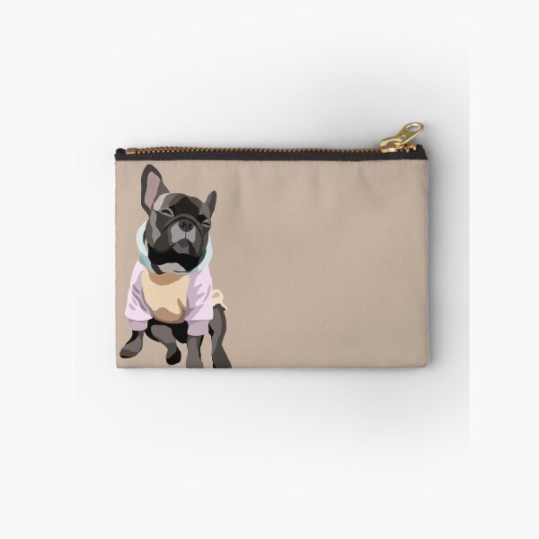 Item preview, Frenchie in Pastel Hoodie Dog Portrait Digital Illustration designed and sold by sherylwylie.