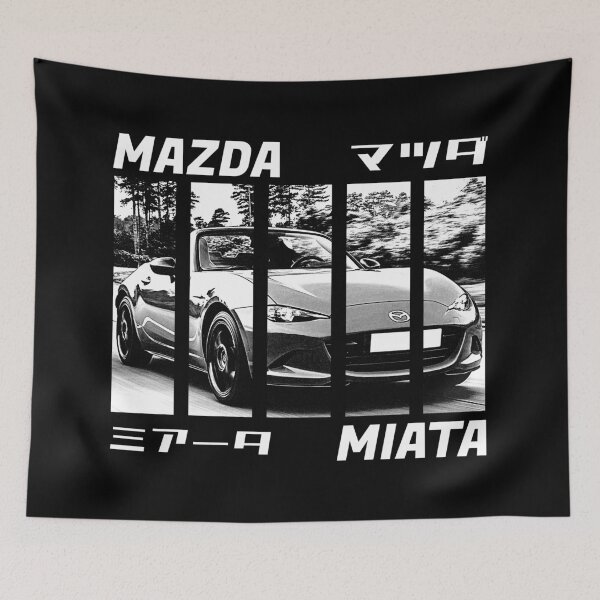 Item preview, Mazda Miata MX-5 ND Black 'N White 3 (Black Version) designed and sold by Cero81.