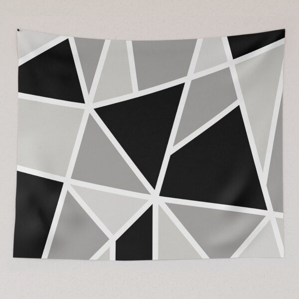 Item preview, Black and white Geometric  Art designed and sold by Tshirtstory.