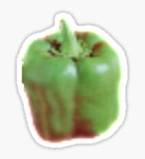Green Is My Pepper Sticker