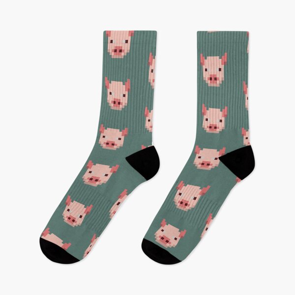 Item preview, Pixel art pig pattern designed and sold by EngineerGoC.