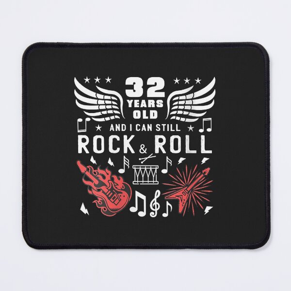 Item preview, Womens 32nd Birthday Gag Turning 32 Years Old Guitar Drum Music designed and sold by DahlilaJo.