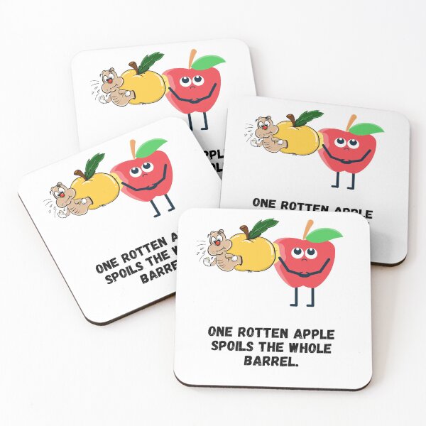 Item preview, Funny Rotten yellow and red apples spoiling others. designed and sold by Hinny8.