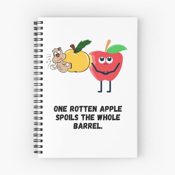 Item preview, Funny Rotten yellow and red apples spoiling others. designed and sold by Hinny8.