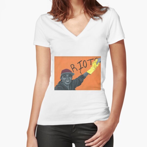 Fitted V-Neck T-Shirt