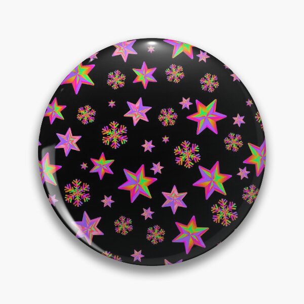 Item preview, Stars & Snow IRIDESCENT Pattern: Pink/Purple/Green designed and sold by PawsitiveMum.