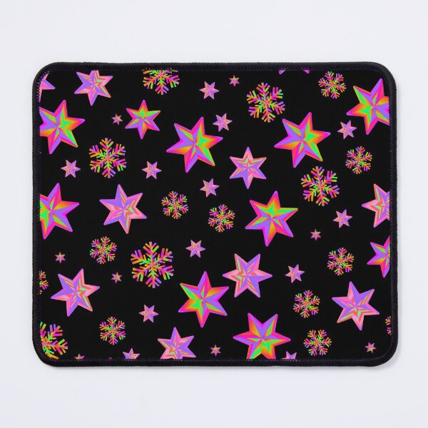 Item preview, Stars & Snow IRIDESCENT Pattern: Pink/Purple/Green designed and sold by PawsitiveMum.