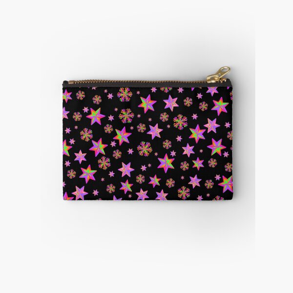 Item preview, Stars & Snow IRIDESCENT Pattern: Pink/Purple/Green designed and sold by PawsitiveMum.