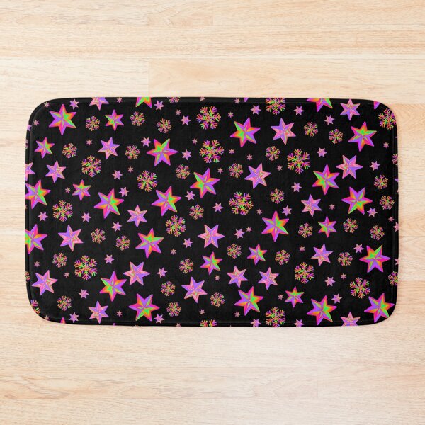 Item preview, Stars & Snow IRIDESCENT Pattern: Pink/Purple/Green designed and sold by PawsitiveMum.
