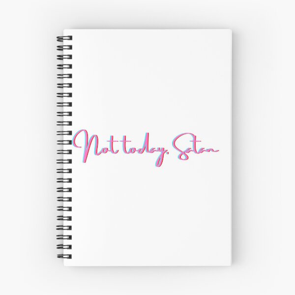 Item preview, Not today, Satan designed and sold by Doodle Dee Doo.