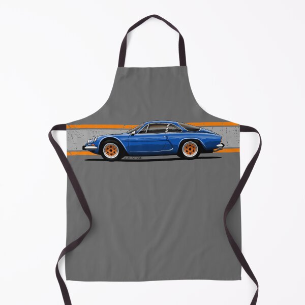 Item preview, My drawing of the French Berlinetta with orange rims v2 designed and sold by designjaag.