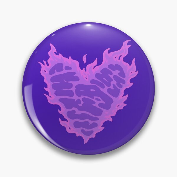Item preview, Violet Burning Heart designed and sold by Nealoc.