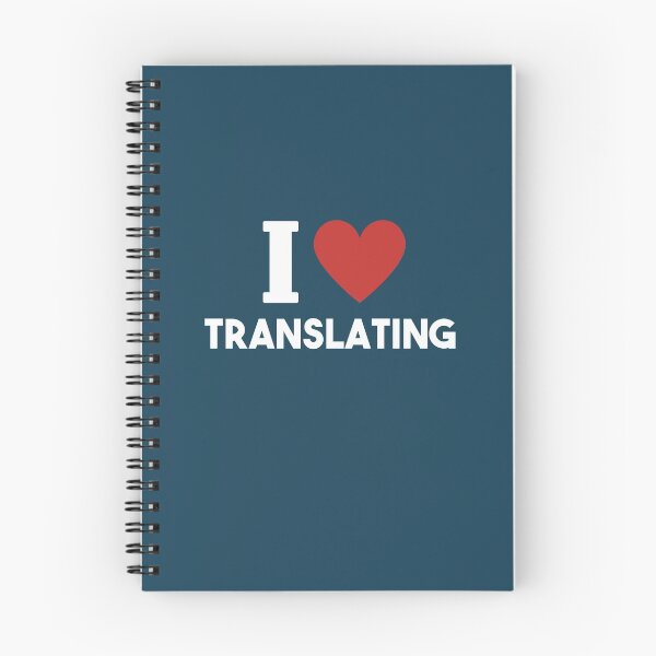 Item preview, I Love Translating (red heart) designed and sold by LamaraK.