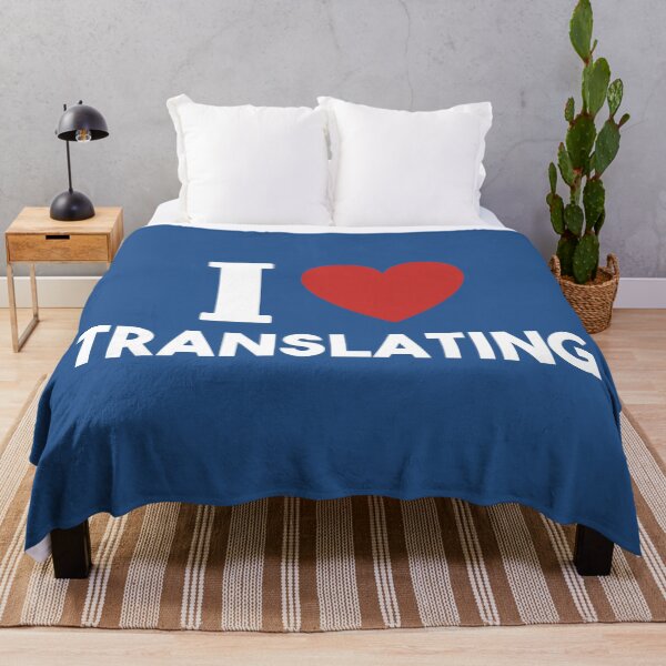 Item preview, I Love Translating (red heart) designed and sold by LamaraK.