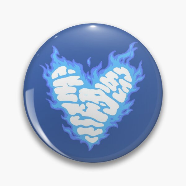 Item preview, Blue Burning Heart designed and sold by Nealoc.