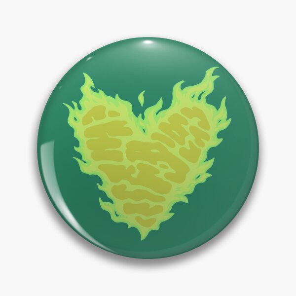 Item preview, Green Burning Heart designed and sold by Nealoc.
