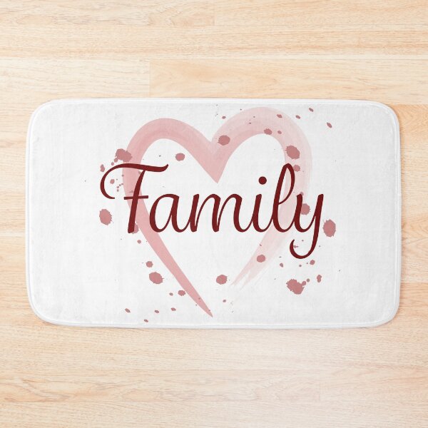 Item preview, Watercolor heart family symbol designed and sold by EngineerGoC.