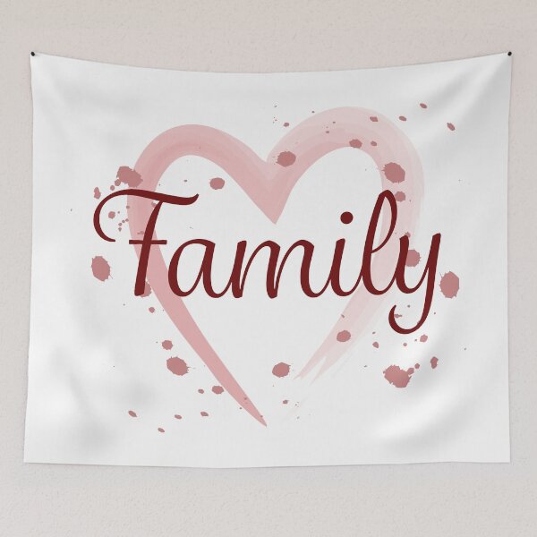 Item preview, Watercolor heart family symbol designed and sold by EngineerGoC.