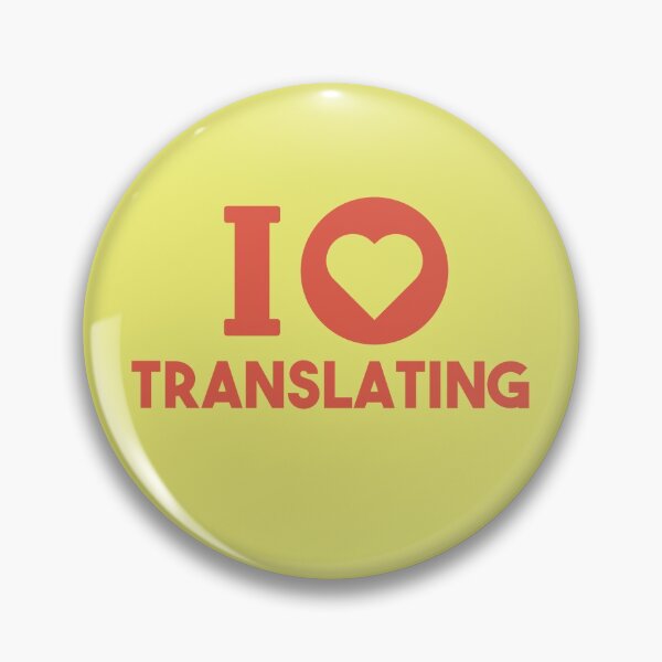 Item preview, I Love Translating (red heart) designed and sold by LamaraK.