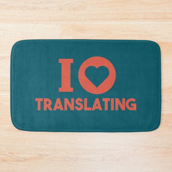 Item preview, I Love Translating (red heart) designed and sold by LamaraK.