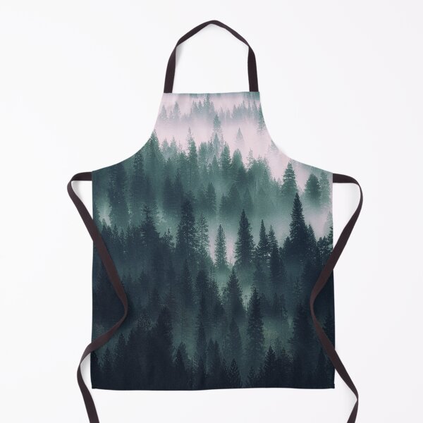 Item preview, Foggy Pine Tree Forest Landscape designed and sold by Simi2020.