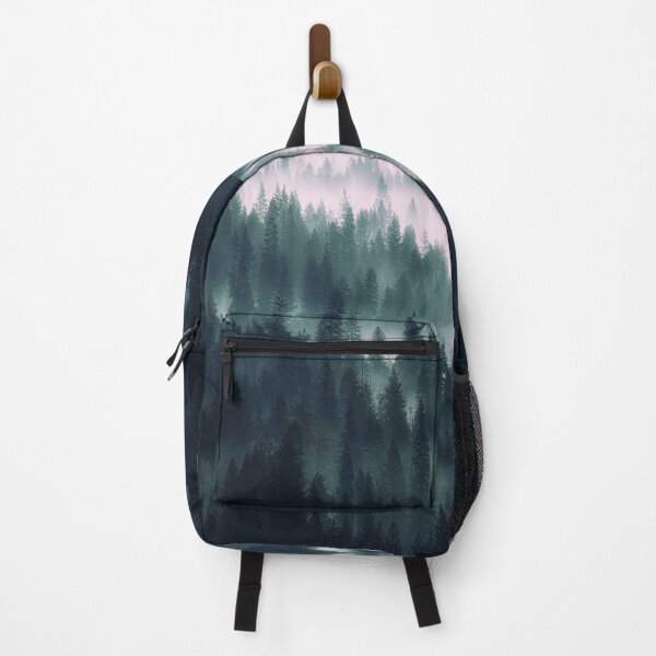 Item preview, Foggy Pine Tree Forest Landscape designed and sold by Simi2020.